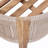 Keeton 7-Piece Modern Coastal Outdoor Dining Set With Acacia Wood Table And Rope-Wrapped Chairs With Cushions