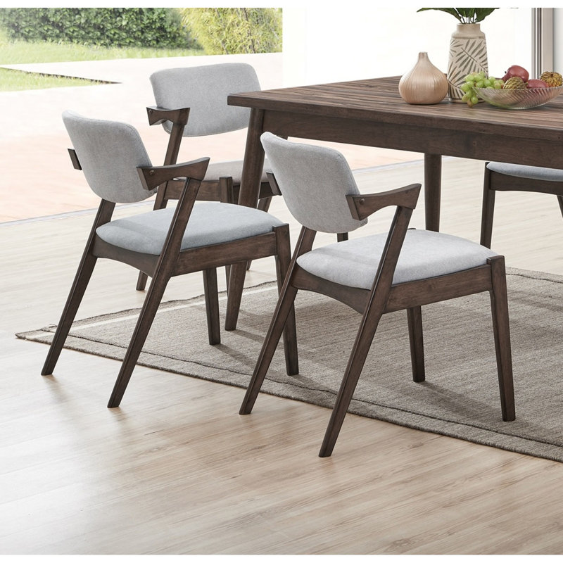 Ensemble de chaises de salle à manger de style Mid-Century 2 pièces