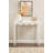 Maida Rectangle Wooden Curvy Console Table-2132915137