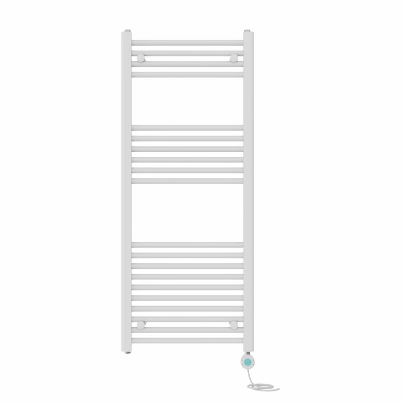 Arlandria Straight Towel Rail Heated Towel Rails, 120cm H x 50cm W x 3cm D, White