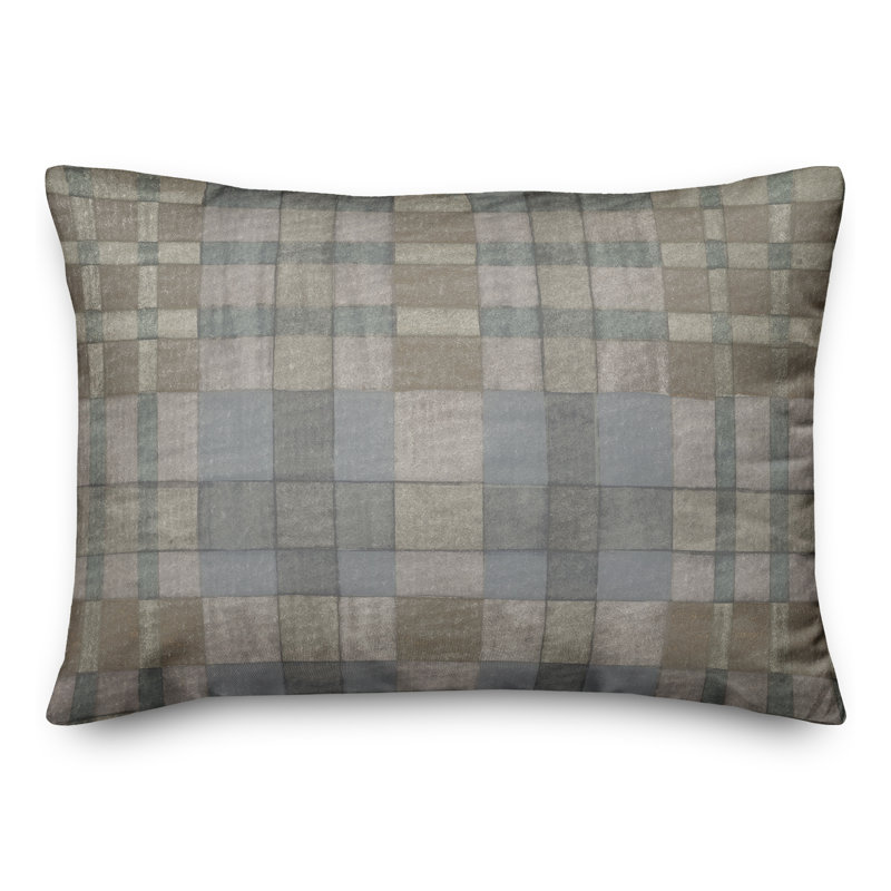 Plaid Throw Pillow