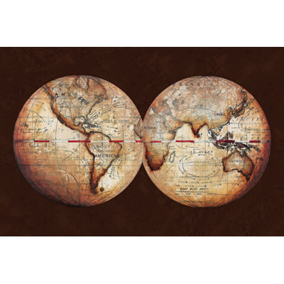 Map Of The World - Wrapped Canvas Print