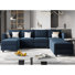 Canapé modulaire rembourré de rangement en velours 8 pièces 116,6 po Vashudev