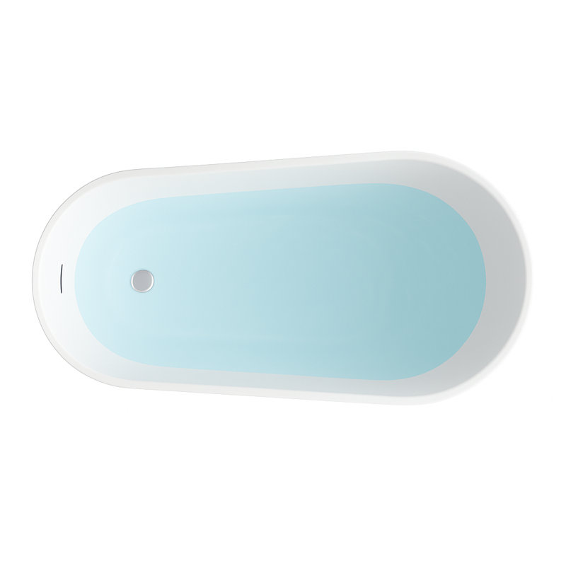 67'' x 31'' Freestanding Soaking Acrylic Bathtub