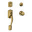 Camelot Handleset with Single Cylinder Deadbolt and Georgian Door Knob and Rosette-1492031902-1491995534-1492032303