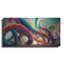 «Painterly Tentacles» par Luxe Portfolio de Beachcrest Home ™, art mural en métal, 48 po x 24 po
