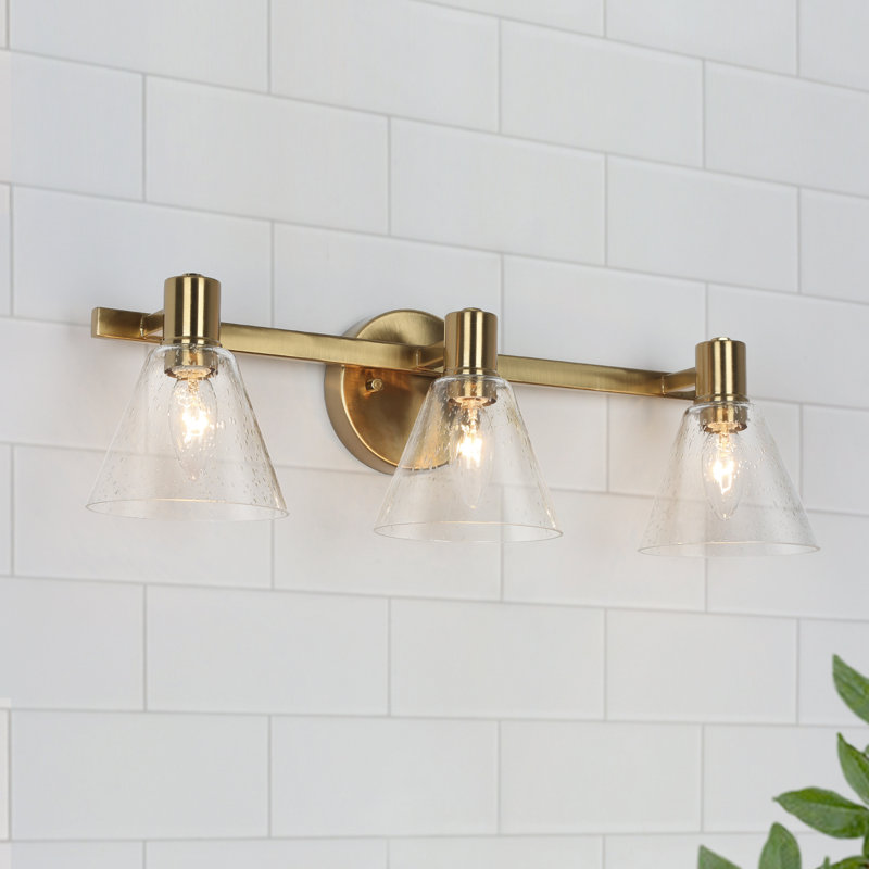Éclairage pour salle de bain à intensité variable 3 lumières Fieldhouse