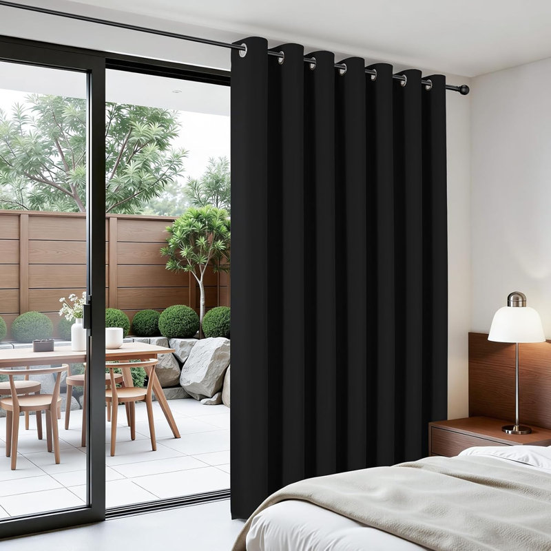 Light Terrace Sliding Door Curtains