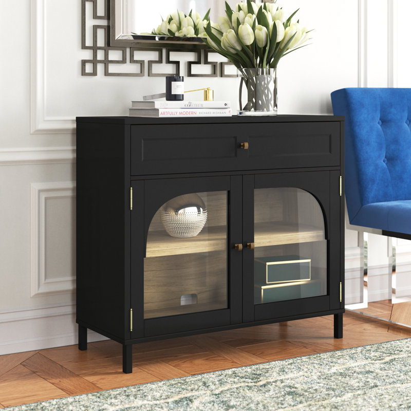 Vick Accent Cabinet, Black