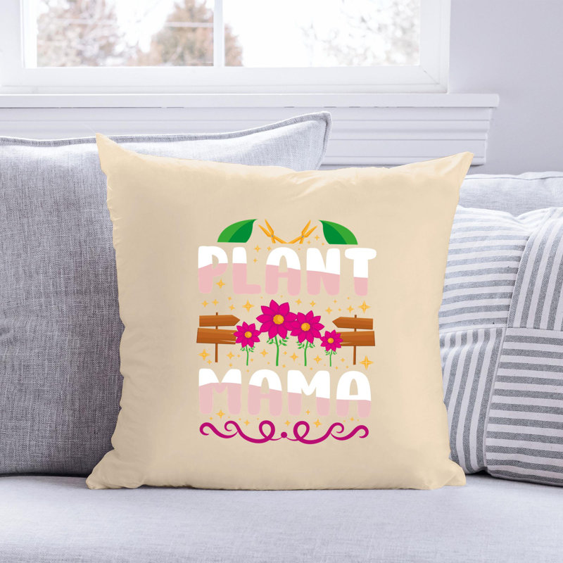 Coussin décoratif, H 14 po x l 14 po