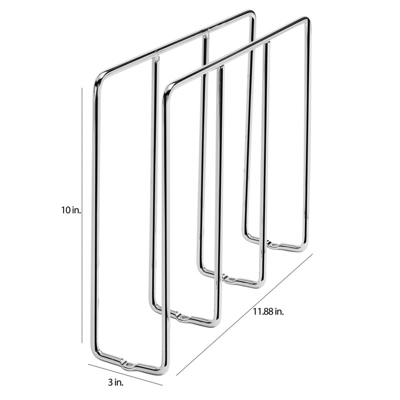 Organisateur de plateaux de cuisson en U pour tablettes Rev-A-Shelf, 596-10CR-52 (paquet de 3)