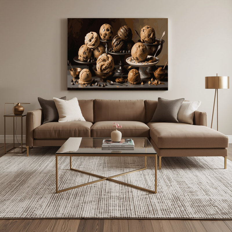 Art mural sur toile, "Desserts", H 11 po x l 14 po