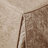 3 Piece Split Corner Pleated Quilted Bedspread Khaki Queen-117487411