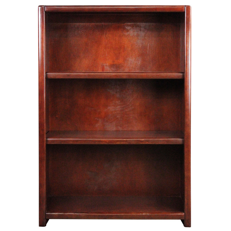 McKaylah Bookcase, (2 Shelf) 48” H x 32” W x 13” D, Concord Cherry