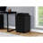 Black Laminate Rolling File Container, For Neat Office Organization Cabinet In Laminate, With Adequate Storage Drawers