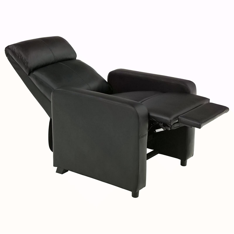 Upholstered Push-Back Recliner
