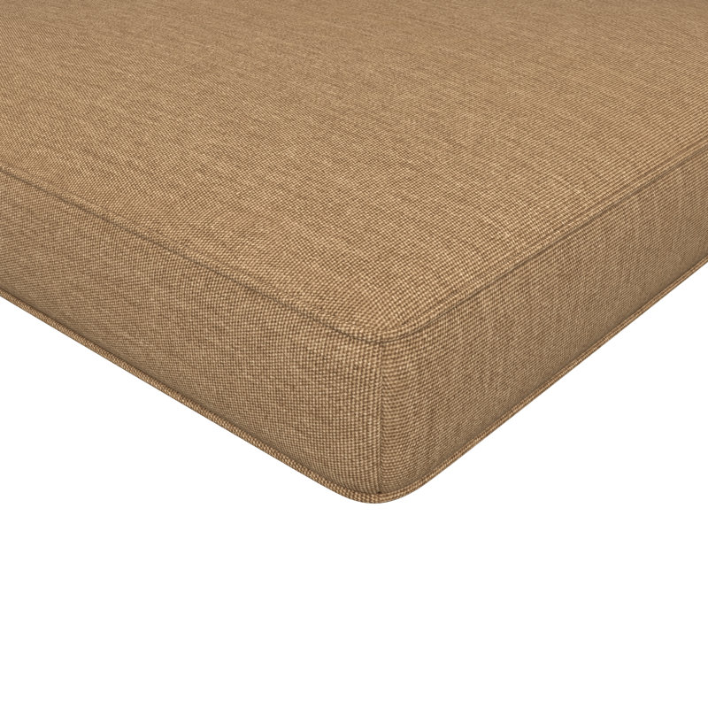 Coussin de siège d'extérieur Amala Sunbrella®, Toile Sunbrella® beige chiné