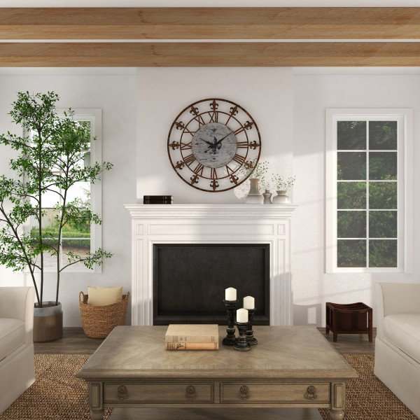 Lasiandra Wood Wall Clock