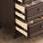 Dark Walnut Solid Wood Accent Cabinet