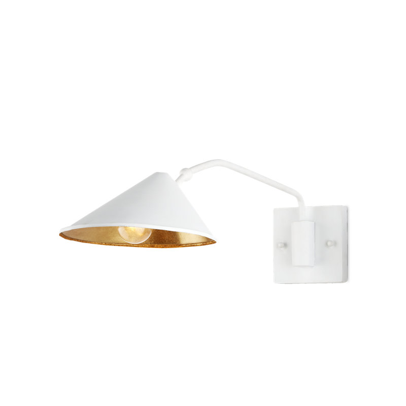 Applique murale simple blanche Serpa