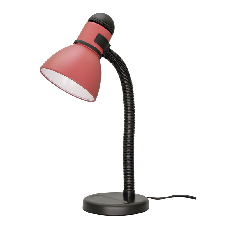 Desk Lamp Lamp, Black/Burgundy