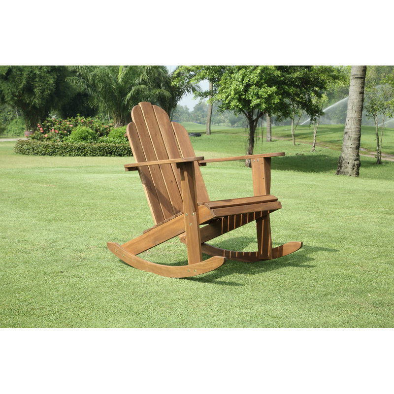 Langport Acacia Solid Wood Outdoor Rocking Chair