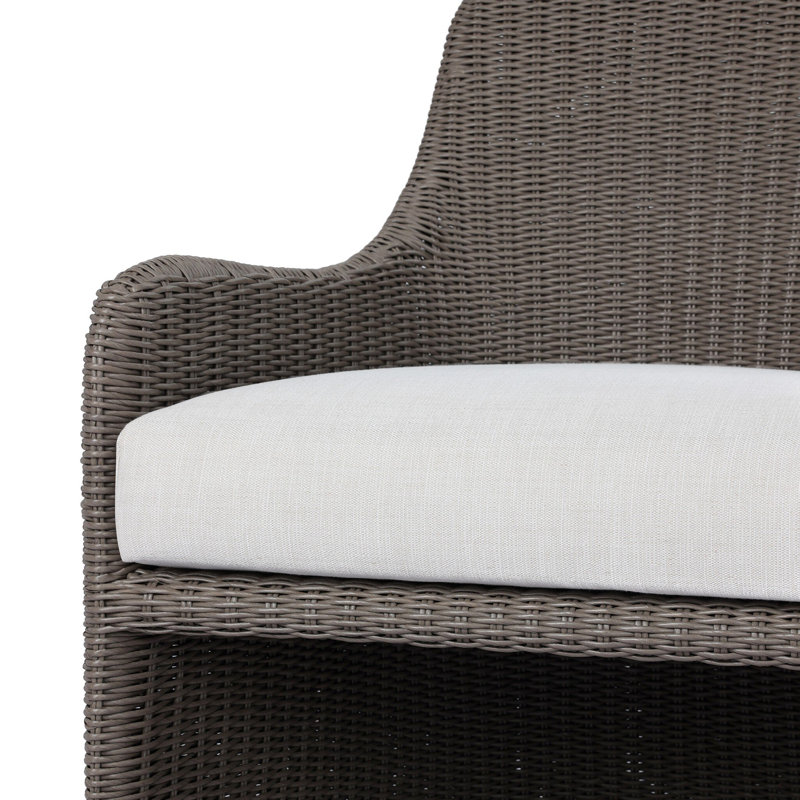 Blaire Outdoor Chair-Vintage White, Vintage Taupe