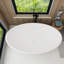 Baignoire de trempage autoportante 67 po 67 po