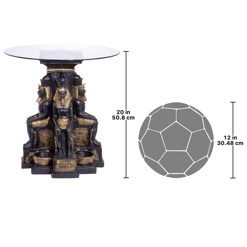 Ramses II Egyptian Table End Table, 1