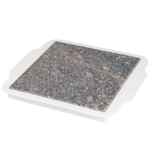  Food Warmer Plate - Microwavable 9-Inch Marble Hot Plate Keeps Food Warm Longer - Great for Parties, Family Gatherings, and Holidays by Chef Buddy