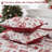 Reversible Christmas Reindeer Quilt Set-135992074