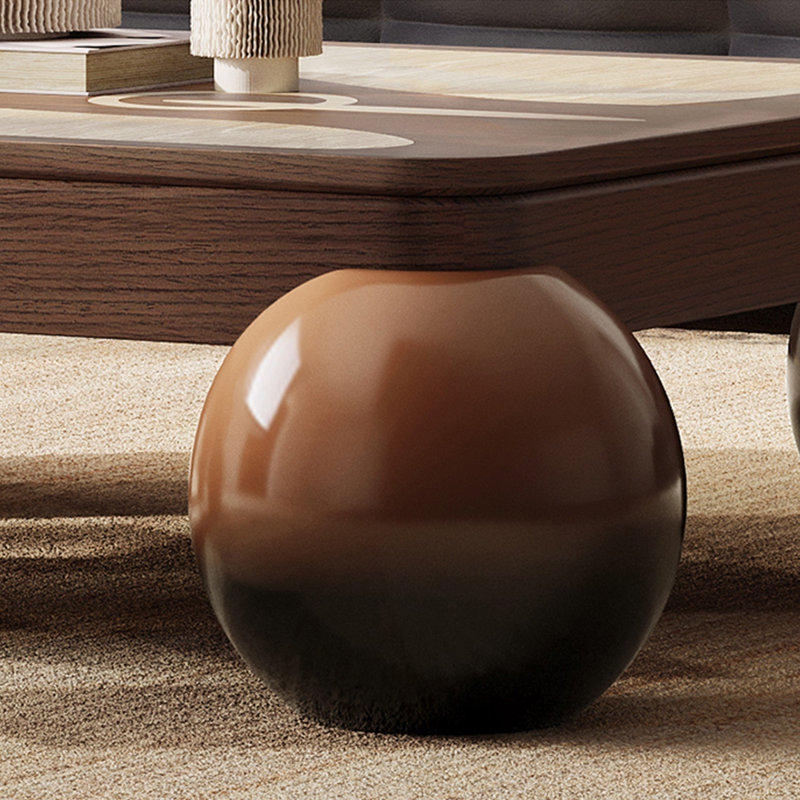 Table basse minimaliste en bois de style italien