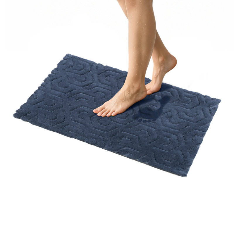  Tapis de bain antidérapant, Marine