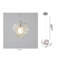 Luminaire suspendu en verre 1 lumière Transitional-1546444665
