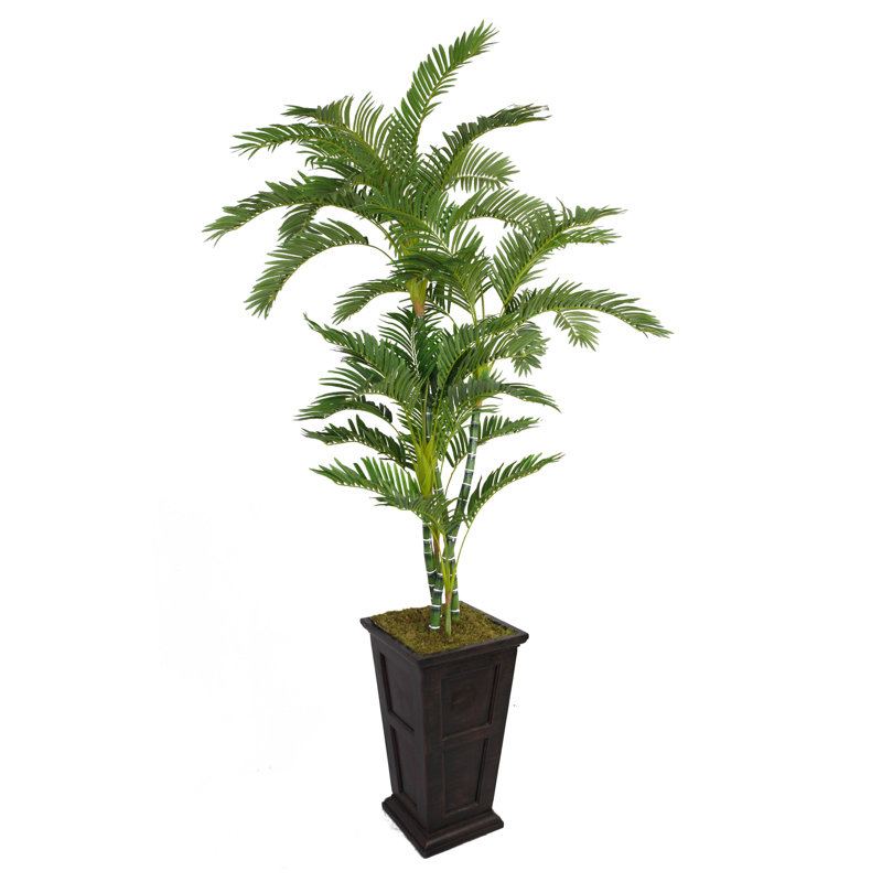 Palmier artificiel 72 po Panama, Noir