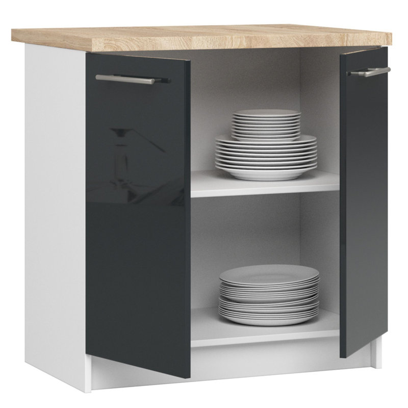 Oliwia Kitchen Base Unit, 85cm H x 80cm W x 46cm D