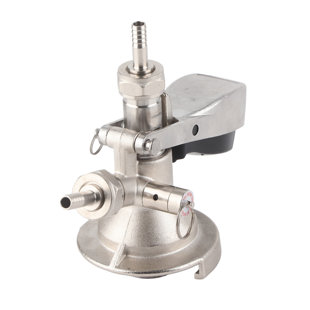 A Type Keg Coupler Stainless Steel Beer Keg Dispenser Connector Dispensing Equipment Accessory