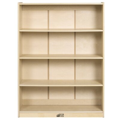 ECR4Kids Classic Bookcase, 48in, Adjustable Bookshelf, Natural -  ELR-17101