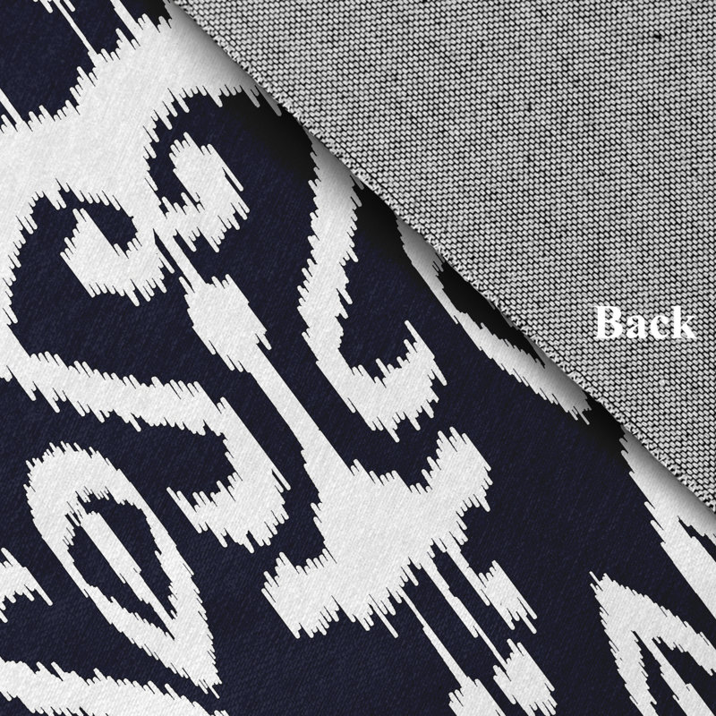127_ Tapis en chenille doux ikat, Rectangle 2 pi x 3 pi