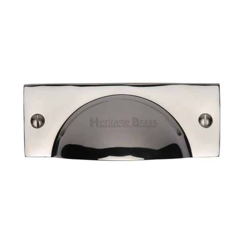 Heritage Brass Heritage Drawer Pull Hampshire Design, Polished Nickel