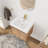 Samir 24'' Single Wall Mounted Bathroom Vanity with Resin Top, Floating Bathroom Vanity with 2 Soft Close Doors-1683680824