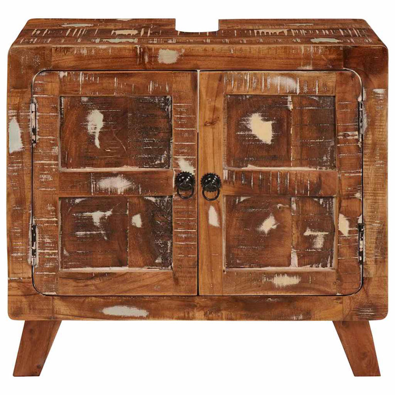 Frame Mounted Bathroom Cabinet, Brown