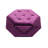 Purple, Polygon Diamond , Velvet Footrest, Multi - Purpose, Storage , Living Room Purple Ideal For Bedroom Seating And Storage, 34"L X 30.5"W 13.5"H-564393578