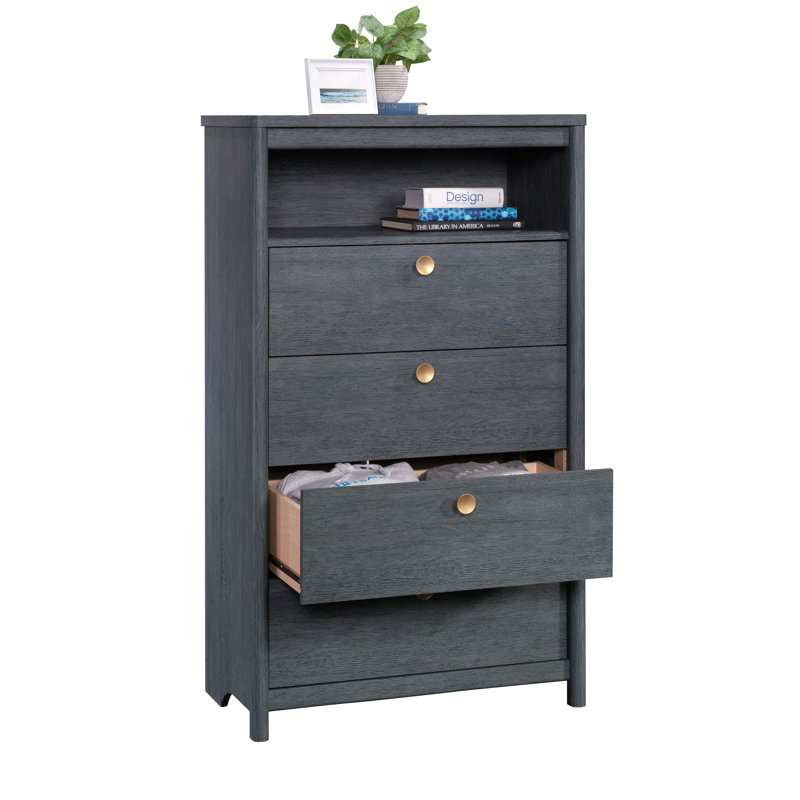 Commode, finition bleue