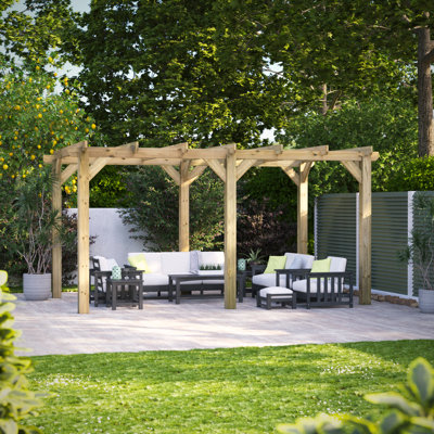 Powersheds Timber Pressure Treated Pergola