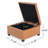 Modern Brown With Spacious Interior Storage Tufting And