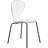 Kavish Dining Chair with Curved Back and Waterfall Edge Seat Powder-Coated Metal Legs-1468213421
