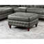 Canapé modulaire contemporain respirant gris ardoise, 4 pièces avec canapé