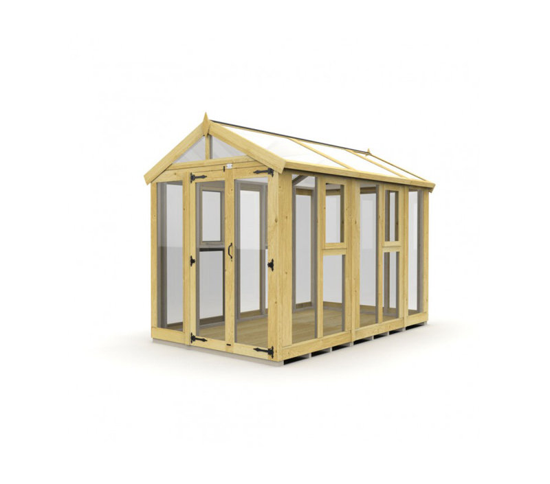 6x10 Glass Green House