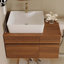 31.5 Inches Floating Single Small Bathroom Vanity with Sink